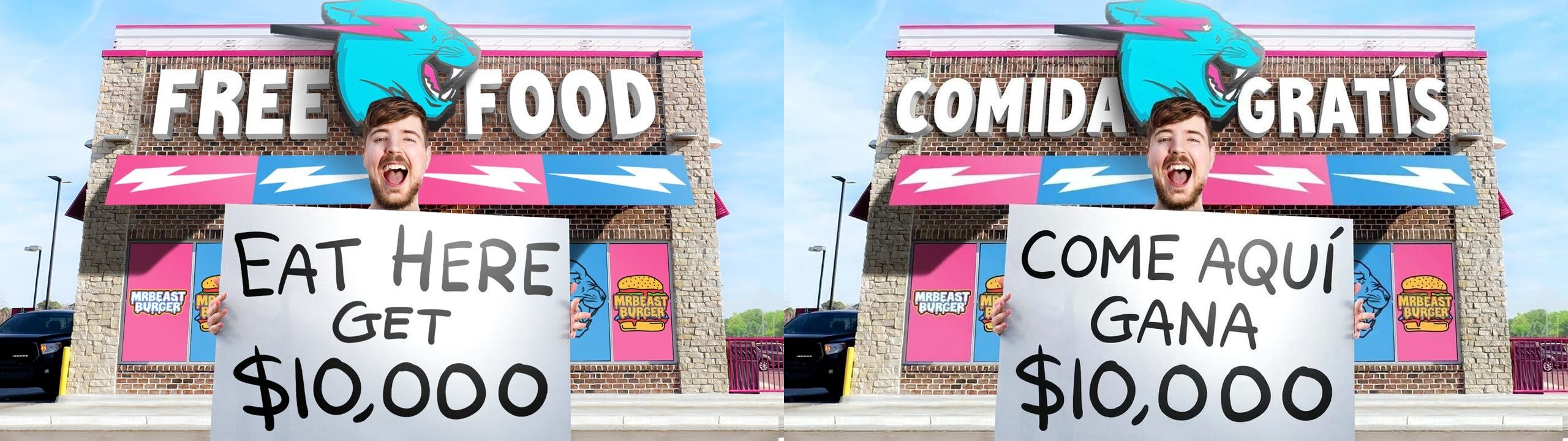 DittoDub thumbnail translation example with Mr. Beast